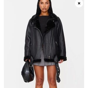 Pretty Little Thing Aviator Jacket